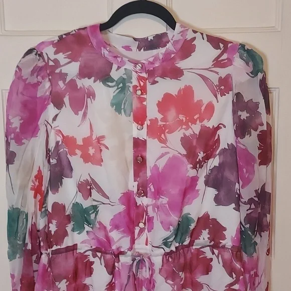 Milly Reina Watercolor Dress